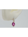 "Original Vintage 14K Rose Gold Amethyst Stud Earrings" vec196 vec196