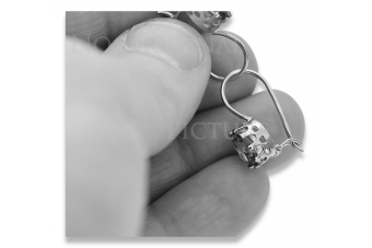 Boucles d'oreilles vintage en or rose 14 carats 585 avec monture originale vec196 vec196