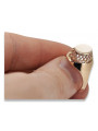 Russisch Sowjet rosa 14 Karat 585 gold Vintage Ring vrn141