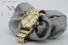 Montre bracelet de dame en or jaune 14 carats 585 Genève lw020ydy&lbw004y