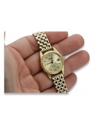 Gold men's watch Geneve ★ zlotychlopak.pl ★ Gold purity 585 333 Low Price!