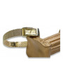 Gold men's watch Geneve ★ zlotychlopak.pl ★ Gold purity 585 333 Low Price!