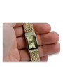 Goldene Herrenuhr Geneve ★ zlotychlopak.pl ★ Gold Reinheit 585 333 Niedriger Preis!