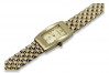 Sunshine 14k Gold Lady Geneve Wrist Watch lw090y&lbw004y