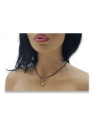 "Vintage-Inspired 14K 585 Rose Gold Pearl Pendant" vppr002 vppr002