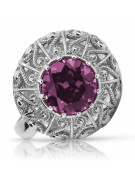 Rose soviétique russe 14k 585 or Alexandrite Ruby Emerald Sapphire Zircon ring vrc059