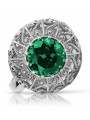 Rose soviétique russe 14k 585 or Alexandrite Ruby Emerald Sapphire Zircon ring vrc059