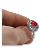 Russische sowjetische Rose 14 Karat 585 Gold Alexandrit Rubin Smaragd Saphir Zirkon Ring vrc059