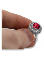 Russische sowjetische Rose 14 Karat 585 Gold Alexandrit Rubin Smaragd Saphir Zirkon Ring vrc059