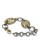 Yellow rose gold bracelet ★ russiangold.com ★ Gold 585 333 Low price