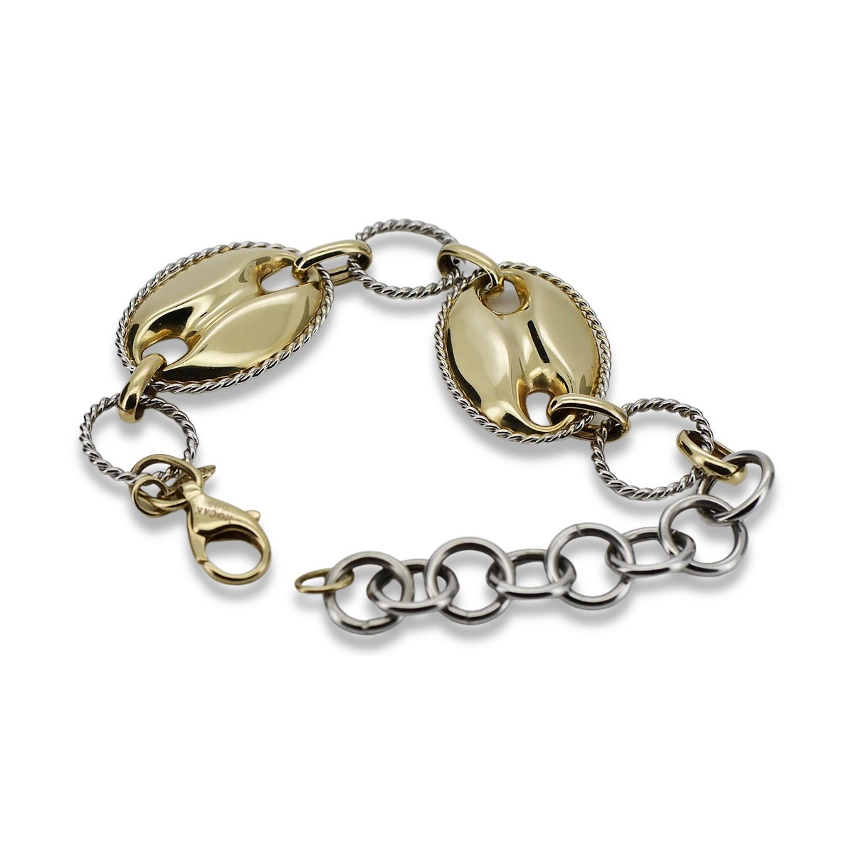 Bracelet ★ en or rose jaune russiangold.com ★ Or 585 333 Prix bas