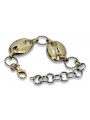 Bracelet ★ en or rose jaune russiangold.com ★ Or 585 333 Prix bas