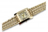 Златен мъжки часовник Geneve 14к жълто lw036ydgb&lbw002y