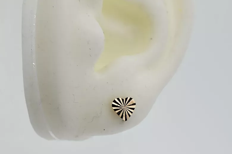 Pendientes de oro zlotychlopak.pl Muestra de ★ oro 585 333 ¡★ Precio bajo!