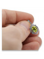 925 Sterling Silber Ohrringe mit Gelbem Peridot vec033s