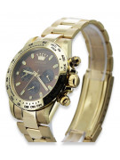 Goldene Herrenuhr Geneve ★ zlotychlopak.pl ★ Gold Reinheit 585 333 Niedriger Preis!