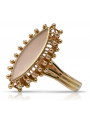 Russisch Sowjet rosa 14 Karat 585 gold Vintage Ring vrn042