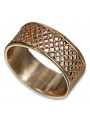 Russisch Sowjet rosa 14 Karat 585 gold Vintage Ring vrn206