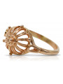 Russisch Sowjet rosa 14 Karat 585 gold Vintage Ring vrn179