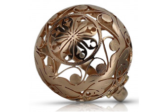 Русский Советский розовый 14к 585 золото Винтажное кольцо vrn014