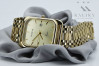 Złoty zegarek męski z bransoletką Geneve 14k mw001y&mbw001y