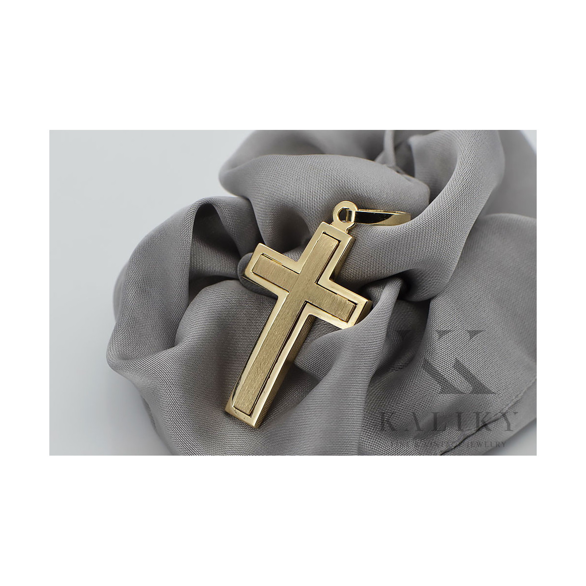 Golden Catholic Cross ★ russiangold.com ★ Gold 585 333 Low price