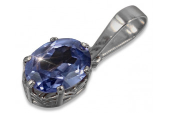 Pandantiv din argint 925 cu Rubin, Zircon, Ametist, Acvamarin, Smarald vpc015s
