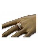 14K Rose Gold Men's Signet Ring, No Stones csn007rwy