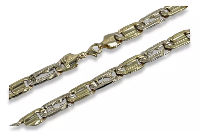 Bracelet en Or Jaune 14K avec Diamants Taille Brillant cb040yw