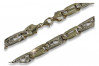 Bracelet en Or Jaune 14K avec Diamants Taille Brillant cb040yw