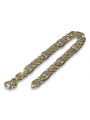 Bracelet en Or Jaune 14K avec Taille de Diamant - 9 mm cb041yw