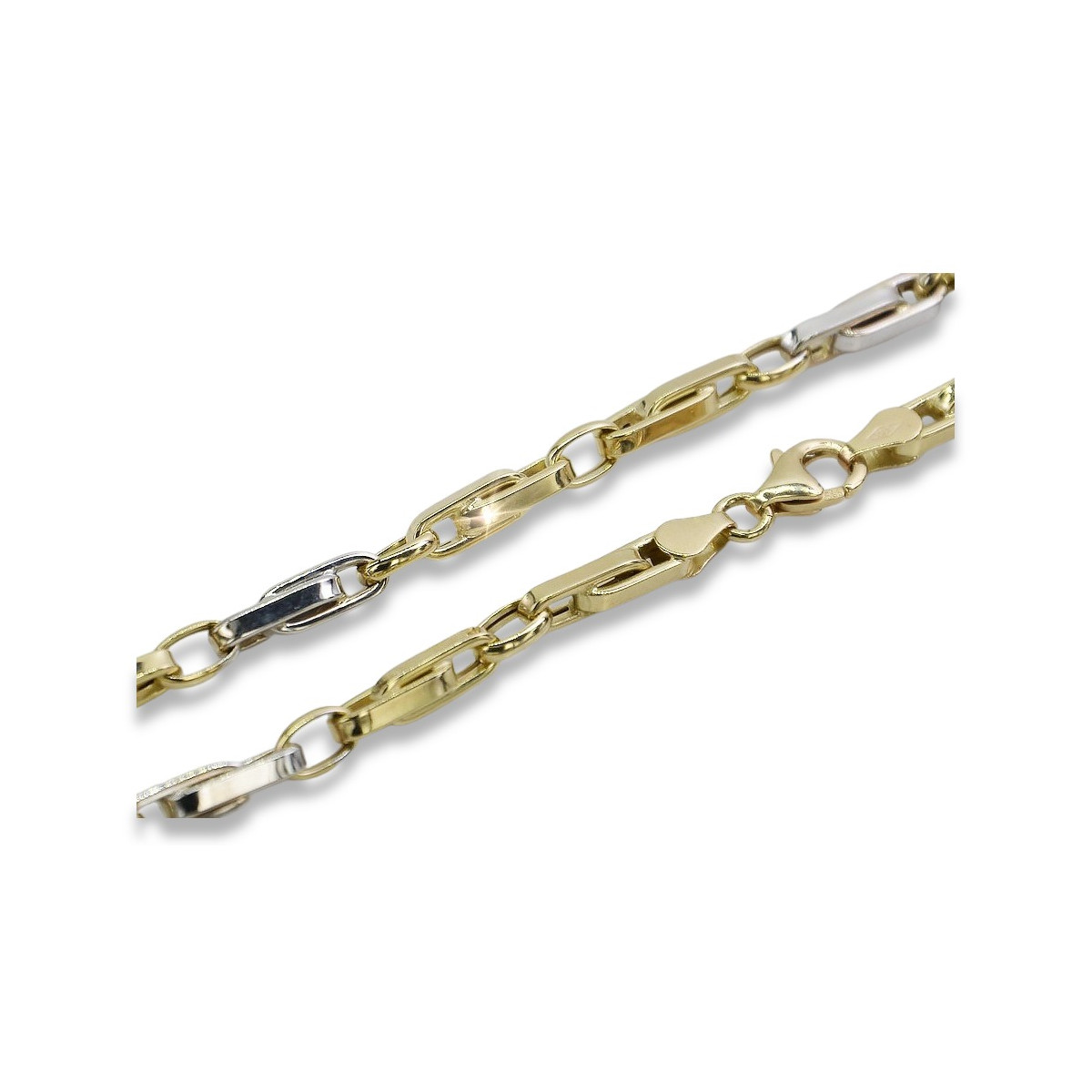 Bracelet en Or Jaune 14K avec Pierres Précieuses cb062yw