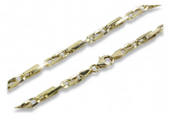 Bracelet en or jaune italien 14 carats avec pierres précieuses variées cb064y