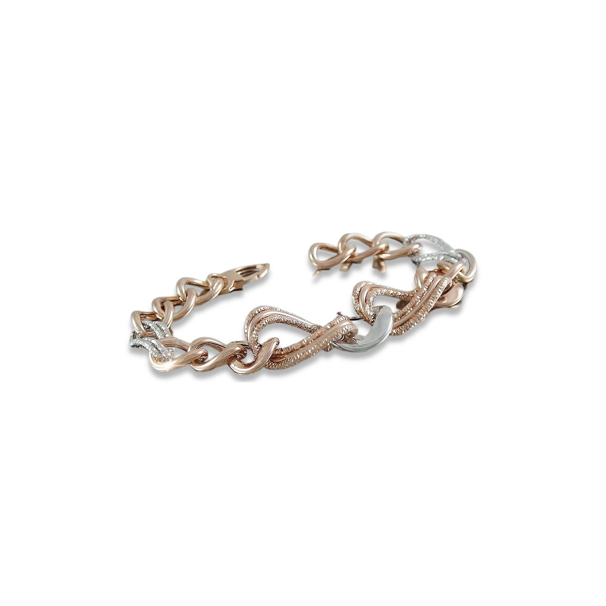 Bracelet Fantaisie Or Rose 14K cb068rw