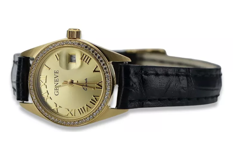 Gold ladies watch ★ zlotychlopak.pl ★ Gold purity 585 333 Low price!