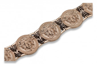 Браслет из желтого розового золота ★ russiangold.com ★ Золото 585 333 Низкая цена