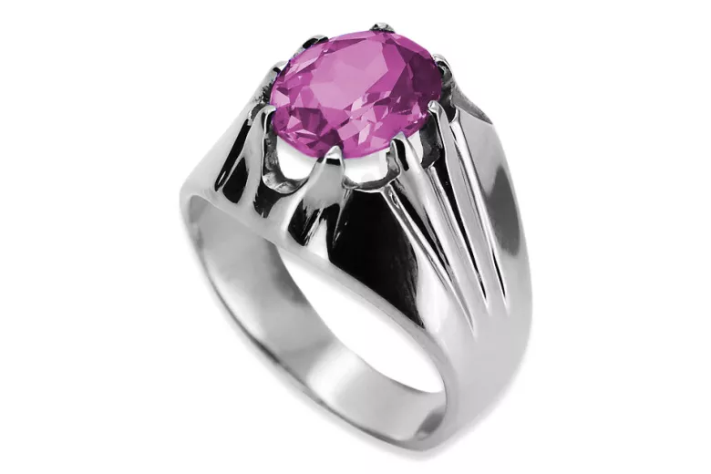 Russische sowjetische Rose 14 Karat 585 Gold Alexandrit Rubin Smaragd Saphir Zirkon Ring vrc014