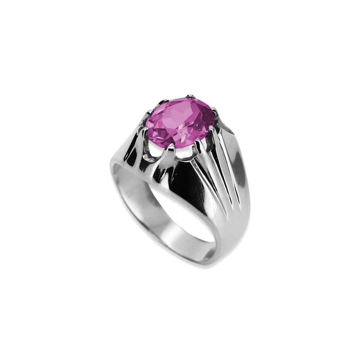 Rose soviétique russe 14k 585 or Alexandrite Ruby Emerald Sapphire Zircon ring vrc014