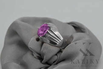 Серебряное кольцо 925, Аметист vrc016s