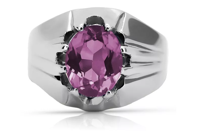 Rose soviétique russe 14k 585 or Alexandrite Ruby Emerald Sapphire Zircon ring vrc014