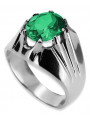 Rose soviétique russe 14k 585 or Alexandrite Ruby Emerald Sapphire Zircon ring vrc014