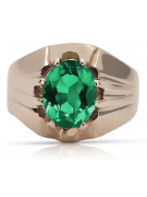 Rose soviétique russe 14k 585 or Alexandrite Ruby Emerald Sapphire Zircon ring vrc014