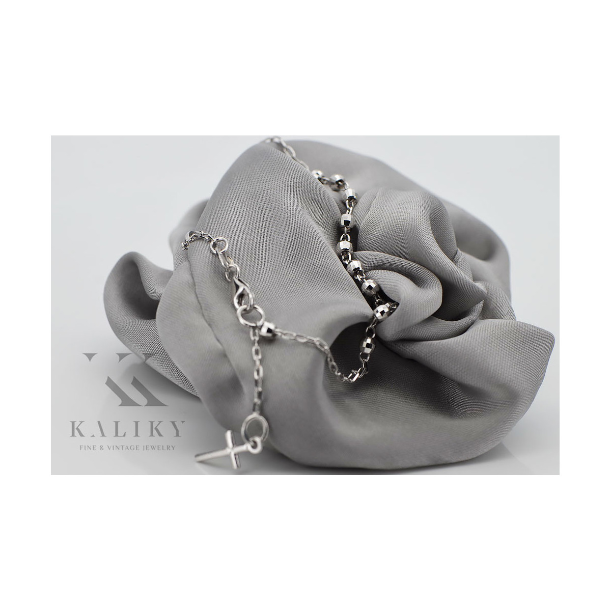 Yellow rose gold rosary bracelet★ russiangold.com ★ Gold 585 333 Low price