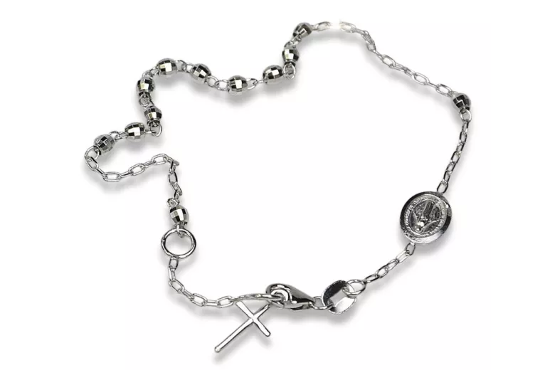 Yellow rose gold rosary bracelet★ russiangold.com ★ Gold 585 333 Low price