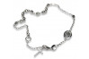 Bracelet en or blanc italien "Dol Gab" 14 carats rbc001w