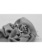 Boucles d'oreilles en argent sterling 925, Réglag vintage vec079s