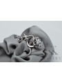 Boucles d'oreilles en argent sterling 925, Zircone vec079s