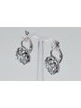 Boucles d'oreilles en argent sterling 925, Zircone vec079s