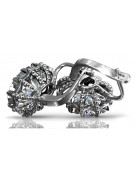 Boucles d'oreilles en argent sterling 925, Zircone vec079s