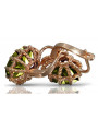 Vintage Rose Gold Peridot Earrings vec079